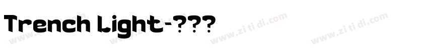 Trench Light字体转换